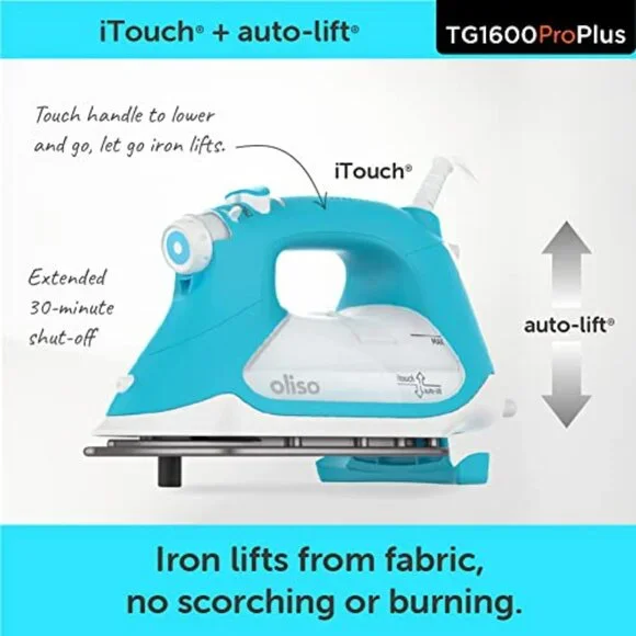 Oliso ProPlus Smart Iron Turquoise - Picture 2 of 7